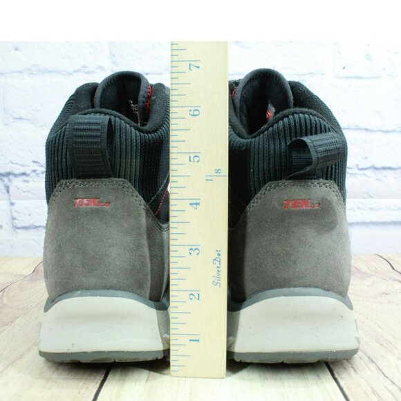 LL Bean Snow Sneaker 5 Gray Suede Waterproof Insulated Winter Boots Size 10.5 M - Picture 6 of 9